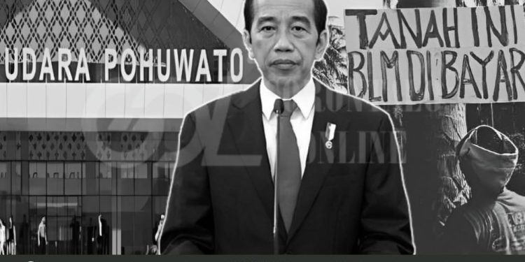 Protes Pembayaran Lahan Bandara, Warnai Kunjungan Presiden Jokowi di Pohuwato