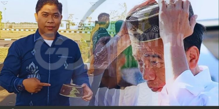 Jokowi Tampil Kharismatik saat Memakai ‘Upiyah Ilamango’ Buatan Anak Pohuwato