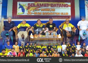 Mabar Bulu Tangkis, Nasir : Kedatangan PB Grafika Wujud Bulutangkis Pohuwato Terus Berkembang