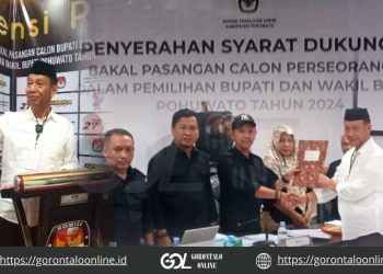 Pilkada 2024,Salahudin Pakaya – Vicky Prasetyo Daftar Jalur Indevenden