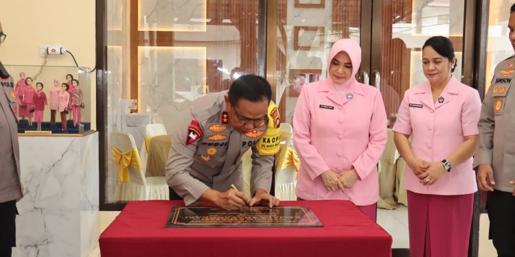 Kapolda Gorontalo Resmikan Gedung Rekreasi Kemala Bhayangkari