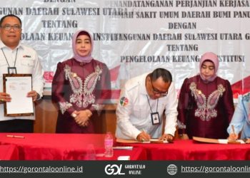 BSG – RSUD Bumi Panua Jalin Kerja Sama, Hasan Hamid : Bisa Transaksi Mandiri
