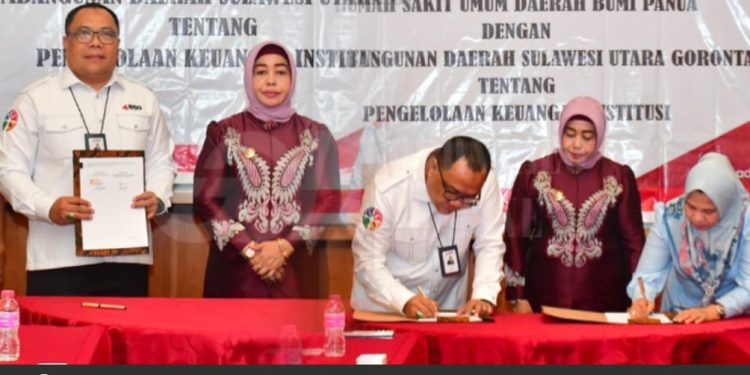 BSG – RSUD Bumi Panua Jalin Kerja Sama, Hasan Hamid : Bisa Transaksi Mandiri