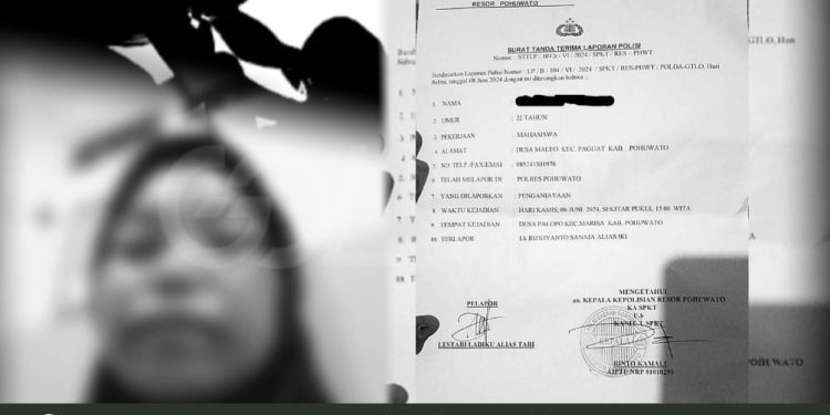 Dianiaya Pacar, Seorang Mahasiswi di Pohuwato Babak Belur