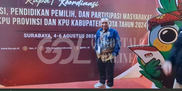 Ikuti Rakornas Pendidikan Pemilu, Iskandar : Optimis Partisipasi Pemilu Meningkat