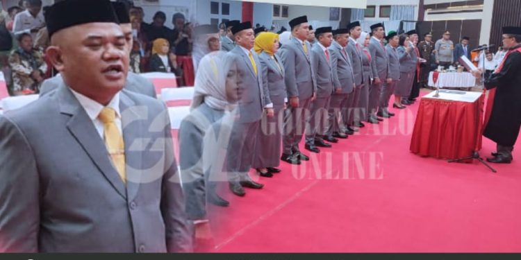 25 Aleg Pohuwato Resmi Dilantik, Palu Sidang ‘Hattrick’ Ditangan Nasir Giasi