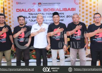 Rayakan HUT ke-9, AJP Gandeng KPU Pohuwato Kolaborasi Produktif
