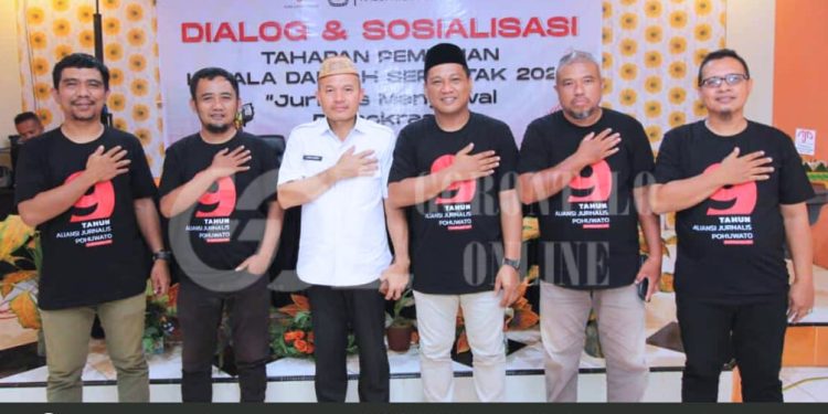Rayakan HUT ke-9, AJP Gandeng KPU Pohuwato Kolaborasi Produktif