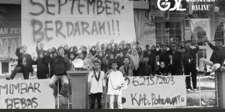 HMI Pohuwato Gelar Mimbar Bebas, Peringati ‘September Berdarah’