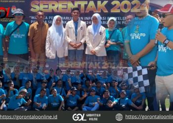 Kirab Pilkada Serentak di Paguat, KPU Targetkan Peningkatan Angka Partisipasi Pemilu