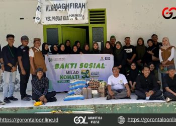 Pembagian Sembako Warnai Dies Natalis Korps HMI Wati (KOHATI) Ke – 58