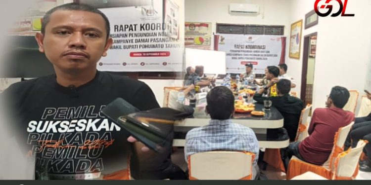 KPU Segera Lakukan Pengundian Nomor Urut Paslon Pilkada Pohuwato