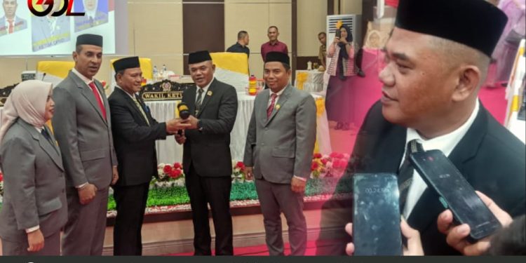 Tiga Pimpinan DPRD Pohuwato Resmi Dilantik, Nasir Ucapkan Selamat