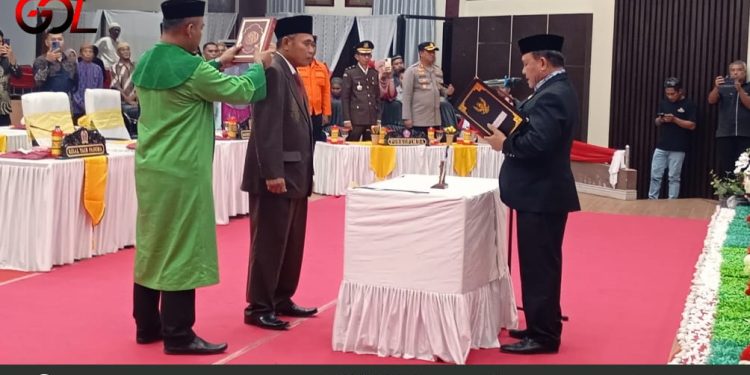 Dilantik PAW, Yusuf Lawani Resmi Gantikan Iwan Adam di DPRD Pohuwato