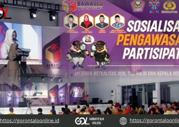 Jaga Netralitas Aparat, Bawaslu Pohuwato Gelar Sosialisasi Pengawasan Partisipatif