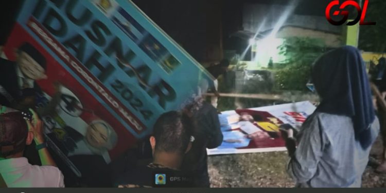 Jelang Minggu Tenang, Bawaslu Kawal Penertiban APK di Wilayah Pohuwato