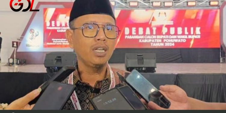 Debat Ketiga  Cabup Cawabup Pohuwato Sukses Digelar, KPU Minta Tetap Jaga Kondusifitas