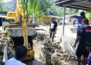 Respon Cepat Ditunjukan Pemda Pohuwato Pasca Banjir Melanda Wilayah Paguat dan Dengilo