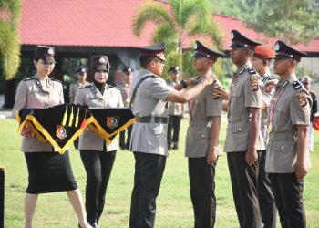 Wakapolda Gorontalo Lantik 107 Bintara Polri
