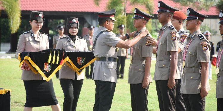 Wakapolda Gorontalo Lantik 107 Bintara Polri