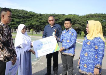 Apel Korpri, Wabup Serahkan Santunan Duka ke Lima Ahli Waris
