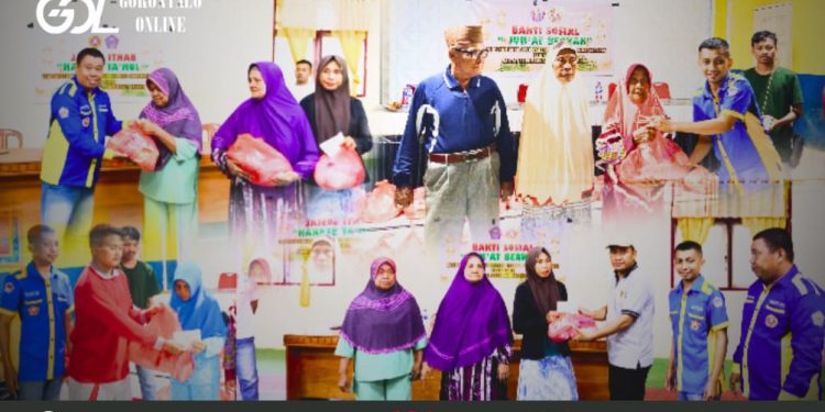 Jum’at Berkah,Penambang Pohuwato Berbagi Sembako