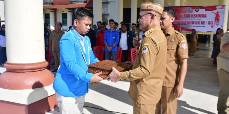 Kirab Bendera Hari Patriotik 23 Januari Dilepas Bupati Pohuwato