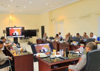 Kapolda Gorontalo Hadiri Grand Entry Meeting Dengan BPKRI Melalui Zoom