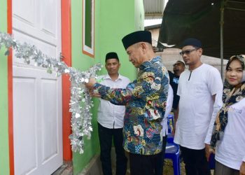 Diresmikan Bupati Saipul, Rumah Layak Huni Baznas Siap Digunakan