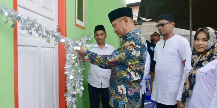 Diresmikan Bupati Saipul, Rumah Layak Huni Baznas Siap Digunakan