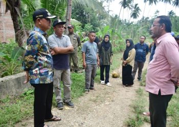 Bupati Saipul Mbuinga Tinjau Banjir di Desa Londoun, Popayato