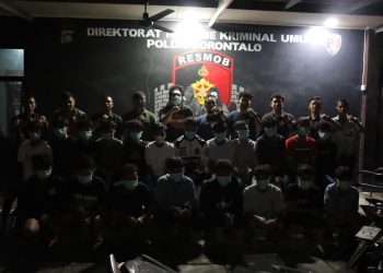 Ditreskrimum Polda Gorontalo Amankan 20 Terduga Pelaku Pencabulan Anak Di Bawah Umur