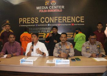 Polda Gorontalo Ungkap Pertambangan Emas Ilegal di Boalemo, 3 Tersangka dan 1 Unit Excavator Diamankan