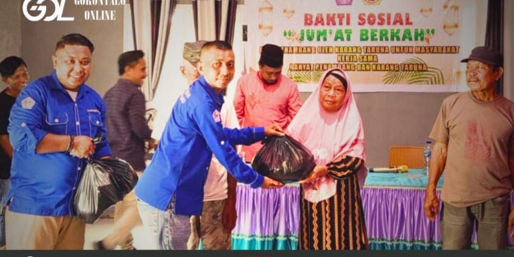 Giliran Masyarakat Botubilotahu yang dapat Sentuhan Karang Taruna dan Rakyat Penambang