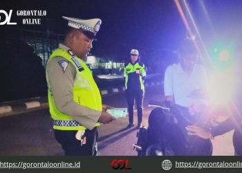 Hari ke-5 Operasi Keselamatan, 56 Unit Motor Terjaring Razia Polres Pohuwato