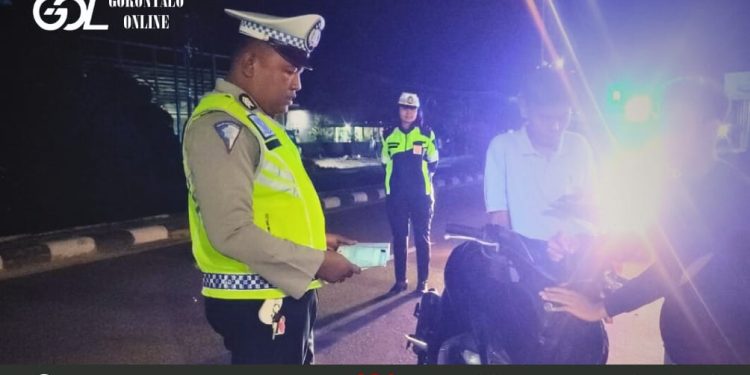 Hari ke-5 Operasi Keselamatan, 56 Unit Motor Terjaring Razia Polres Pohuwato