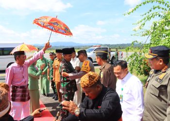 Perkuat Sinergitas TNI-Polri dalam Jaga Keamanan, Kapolda Gorontalo Hadiri Penyambutan Pangdam XIII