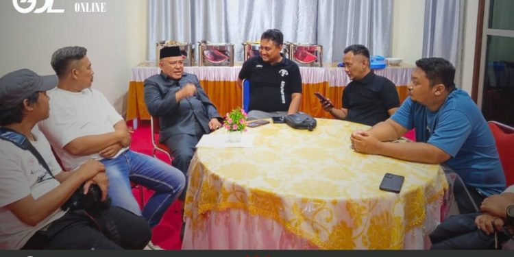 Resmi Jabat Plt Ketua AJP, Dadang Djabu Langsung Temui Ketua DPRD Pohuwato