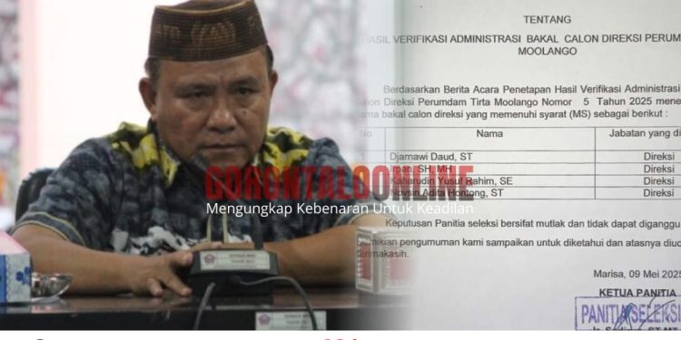 Tegas, Beni Nento Minta Panitia Seleksi  Dewas Dan Direksi Perumdam Tirta Moolango Transparan