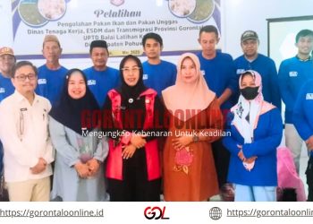 Disnakertrans Pohuwato Gelar Pelatihan Pengelolaan Pakan Ikan dan Unggas