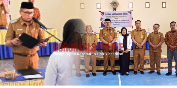 Lantik PAW BPD Soginti, Camat Paguat  Titip Pesan Jaga Kekompakan