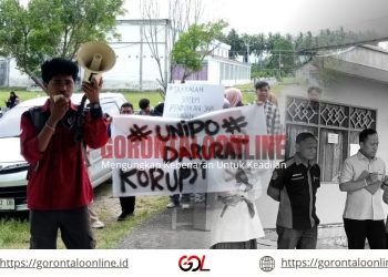 Mahasiswa UNIPO Demo Kampusnya, Minta Usut Dugaan Soal Pungli
