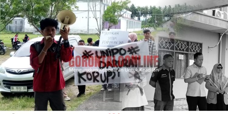 Mahasiswa UNIPO Demo Kampusnya, Minta Usut Dugaan Soal Pungli