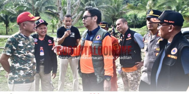 Tinjau Lokasi Banjir Bandang, Bupati dan Wabup Janji Tindak Lanjut Penanganan Serius