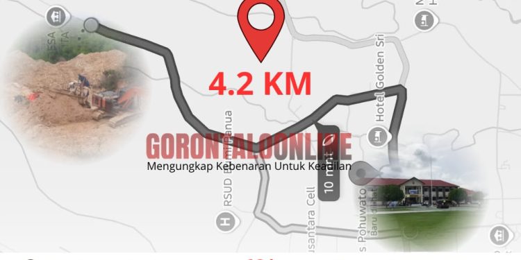 Berjarak 4 KM Dari Mapolres Pohuwato, Kades Teratai Akui Ada Aktivitas Pertambangan