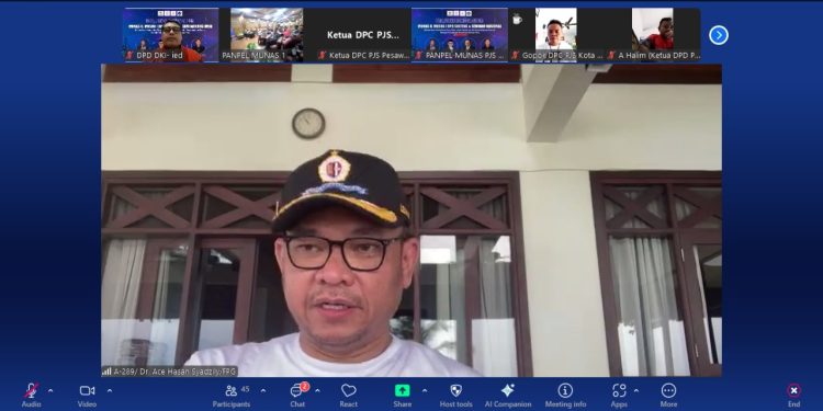 Gubernur Lemhanas RI Buka Munas II PJS: Media Siber Punya Peran Strategis dalam Ketahanan Nasional