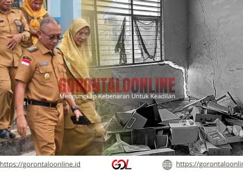 Tindak Lanjuti Aspirasi Mahasiswa, Wabup Pohuwato Tinjau Kerusakan SDN 09 Bulili