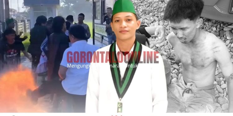 Bentrokan HMI vs Polisi di Mapolres Pohuwato, Satu Massa Terluka