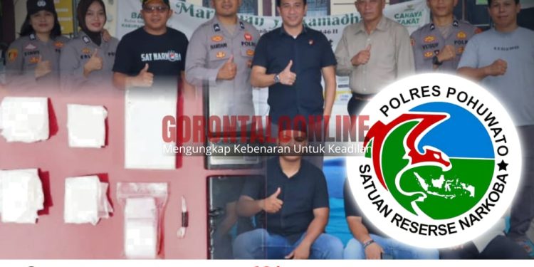 Capaian Melebihi Target,Satresnarkoba Pohuwato Berhasil Ungkap 18 Kasus,31 Orang Jadi Tersangka