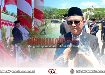 Ketua DPRD Pohuwato, Beni Nento, Bacakan Teks Proklamasi pada Upacara HUT RI ke-80